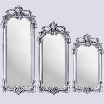 Royal 3'lü Ayna Gümüş - By Selim